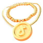 Gold necklace