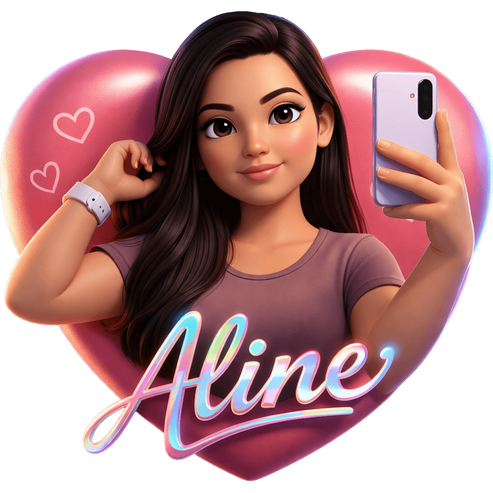 Selfie da Aline 