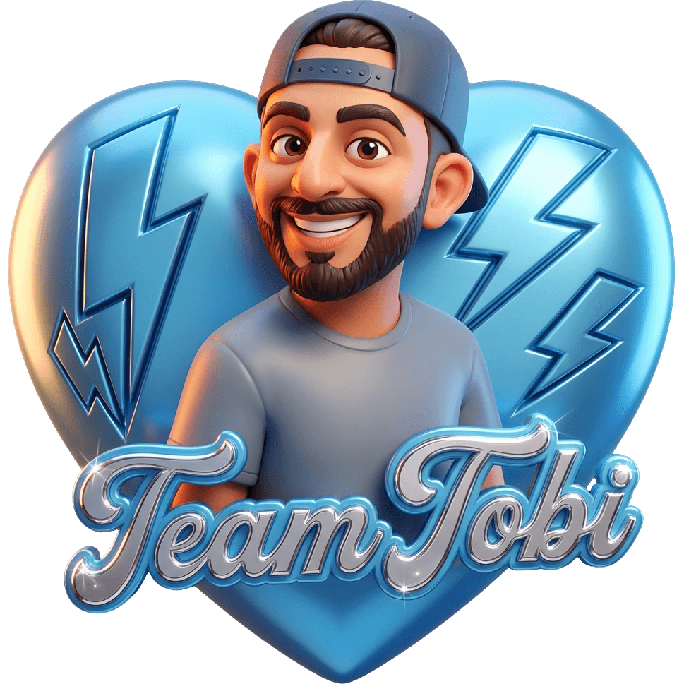 Blaues Team Tobi