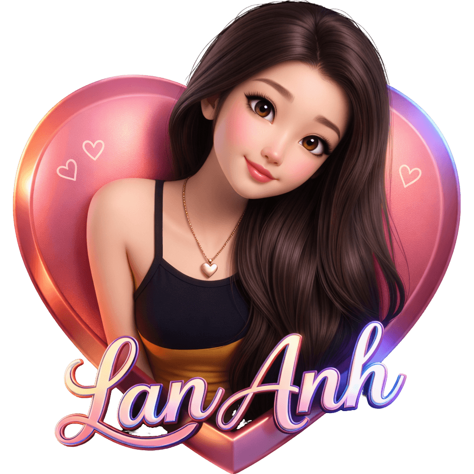 Lan Anh hôn gió