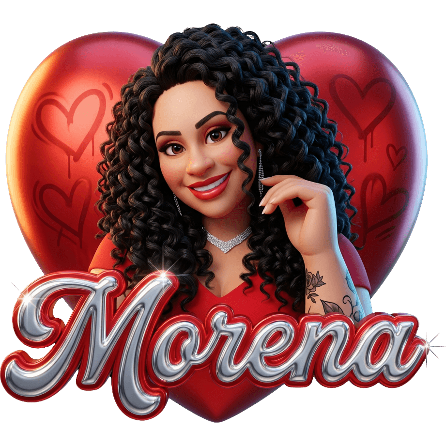 Morena de Vermelho