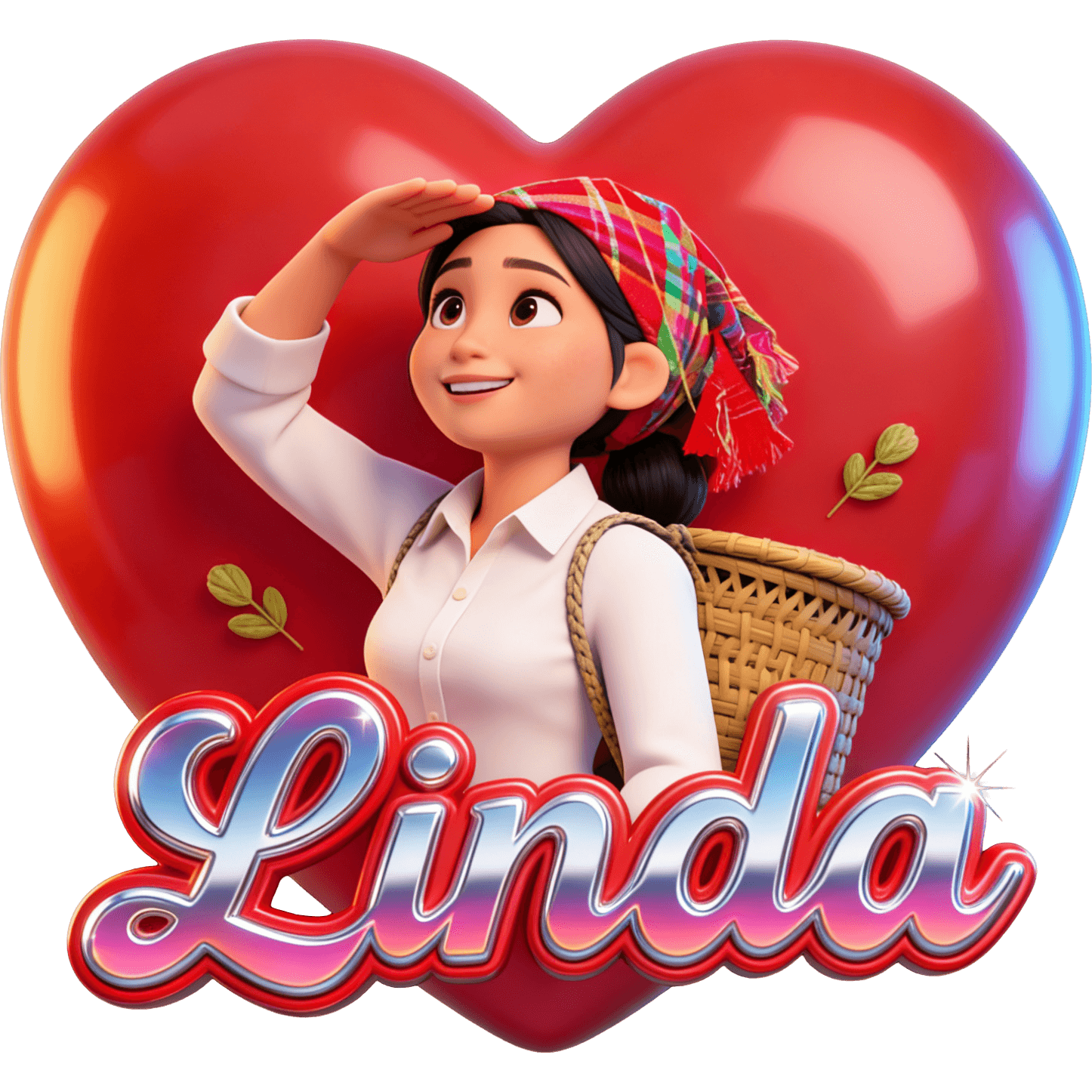 Linda chào nắng