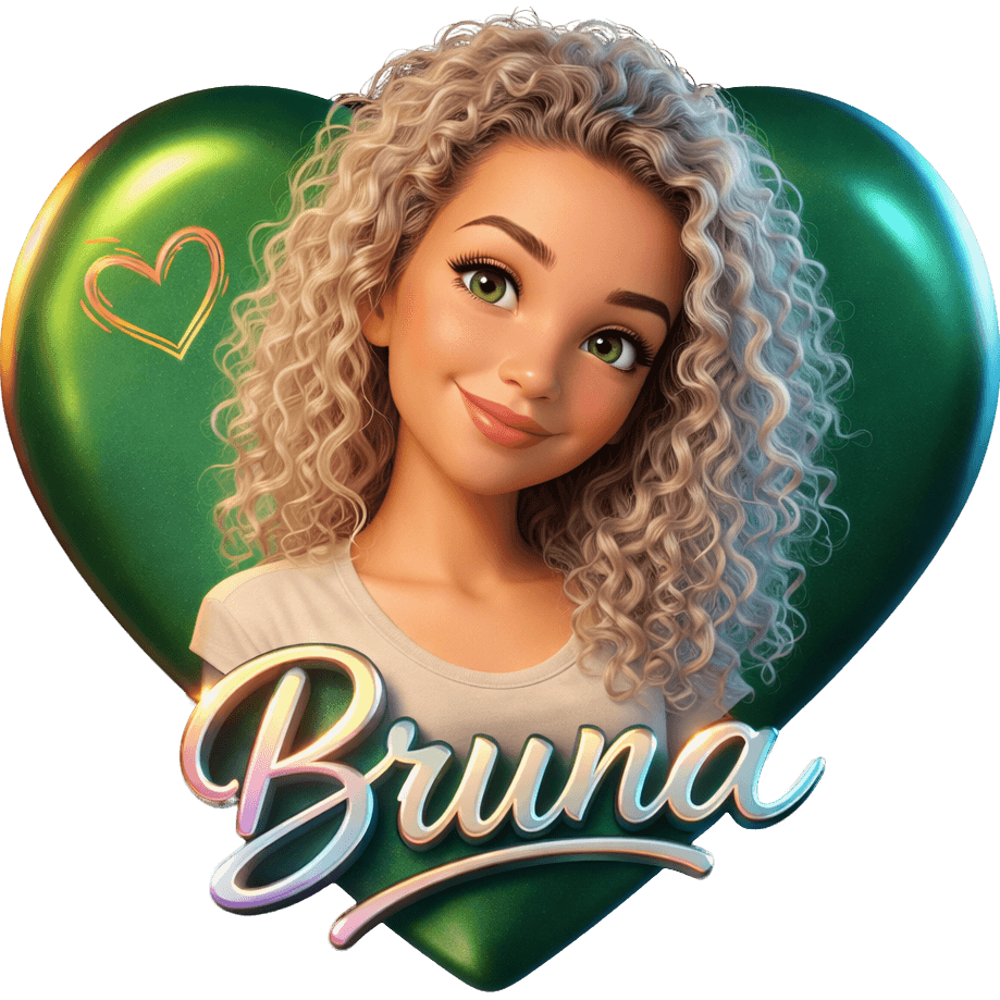 Bruna em Verde