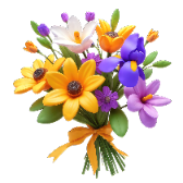 First-day bouquet