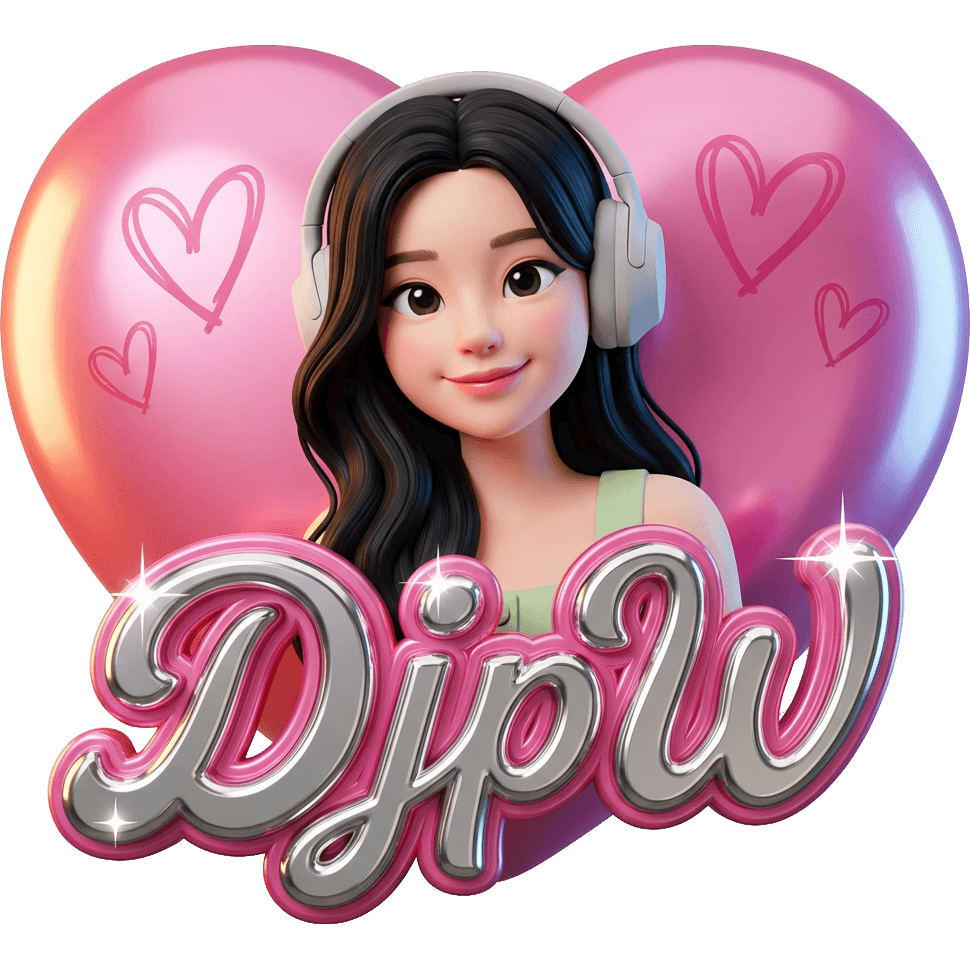 DJPW สีชมพู