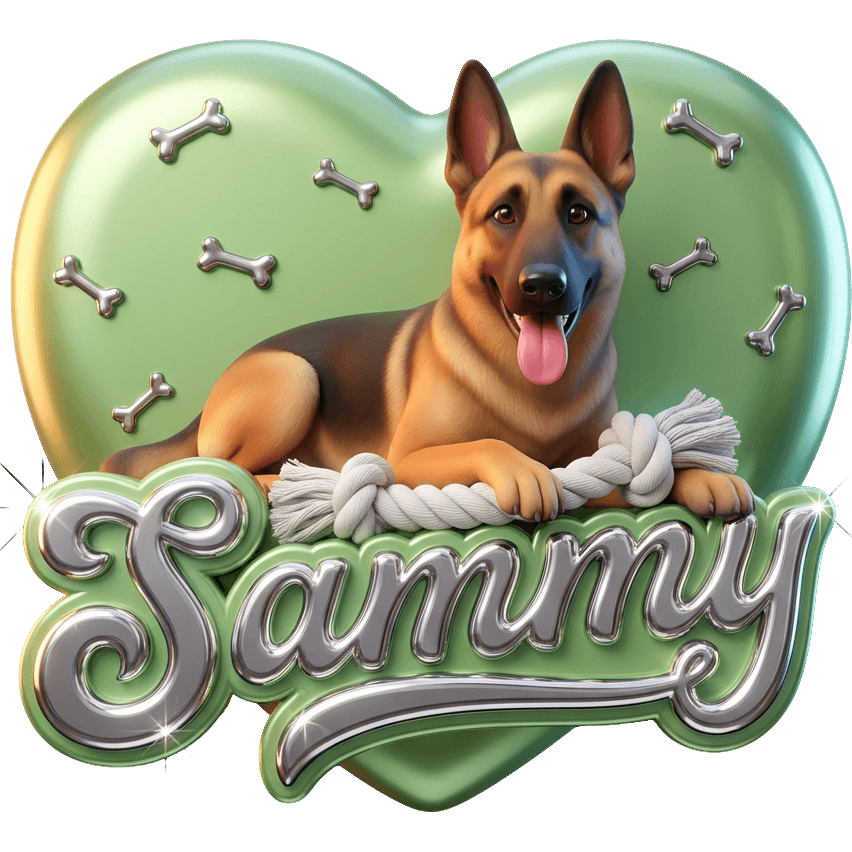Verspielter Schäferhund