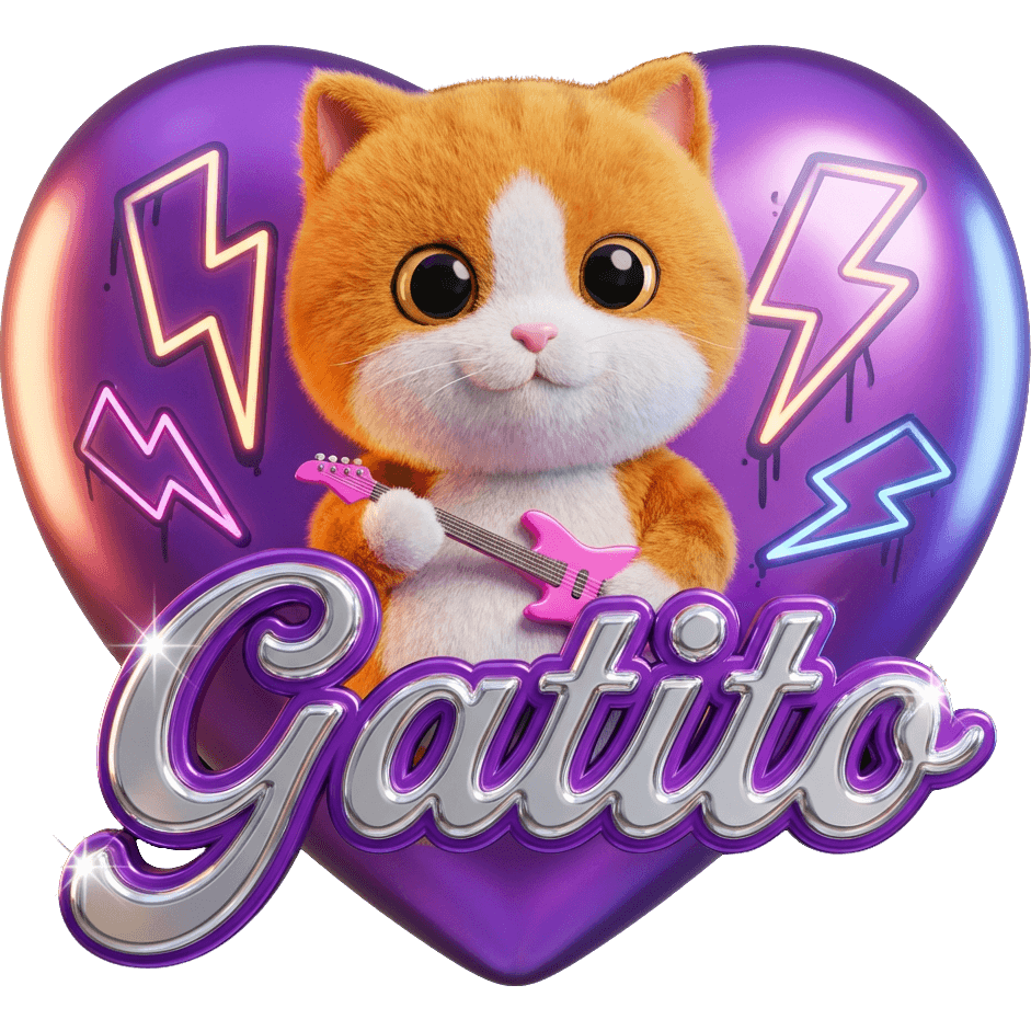 Gatito rockero