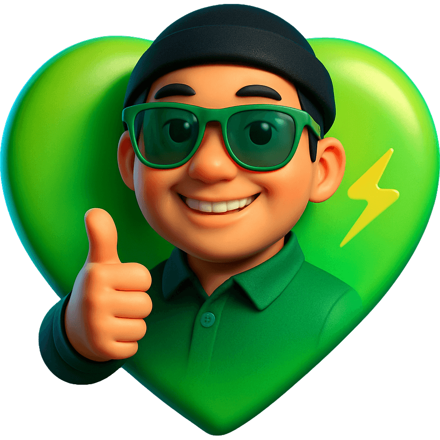 Papa AJ Senyum
