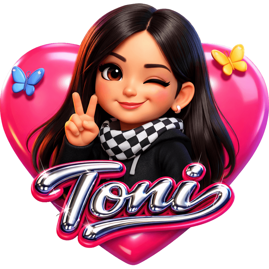 Toni Peace Sign
