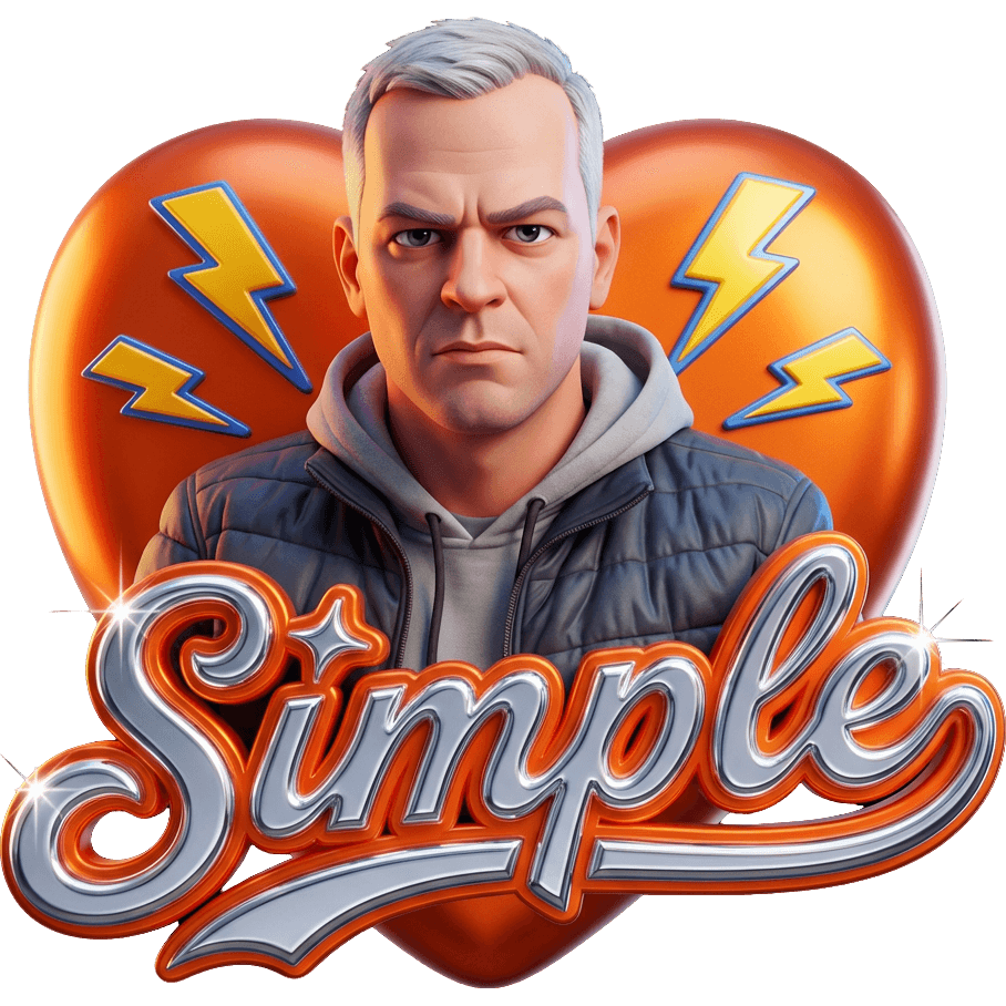 Oranžais Simple