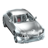 Silver Sports Car