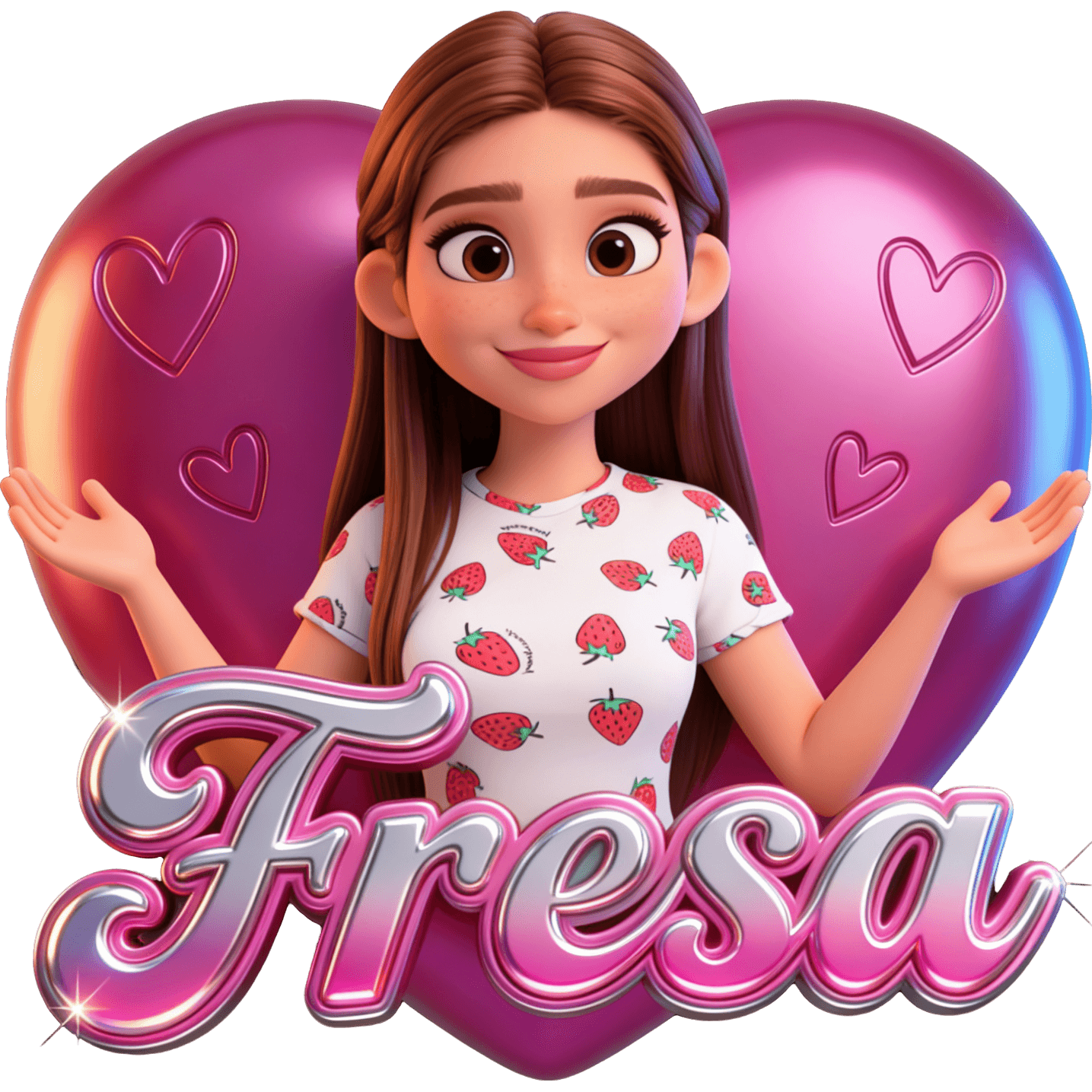 Abrazo de fresa