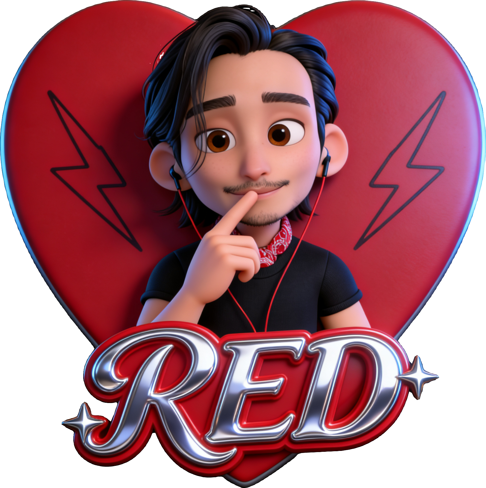I LOVE YOU RED