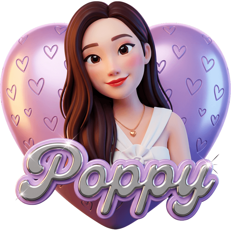 Poppy สีม่วง