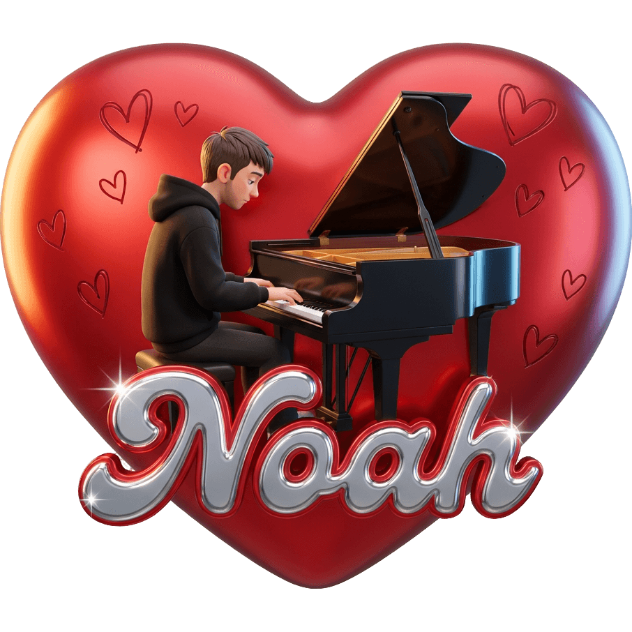 Noah au piano