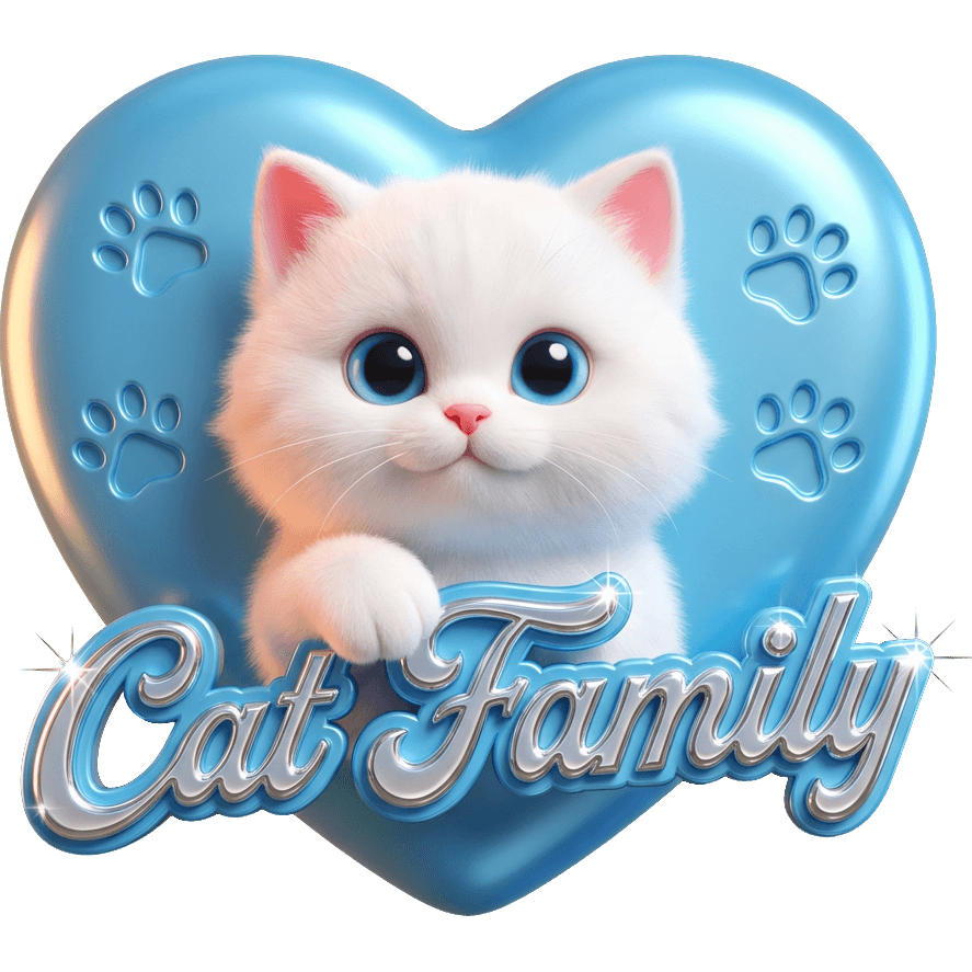 Blue Cat Family