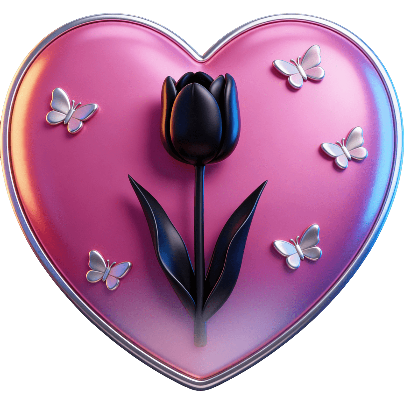 černý  tulipán 