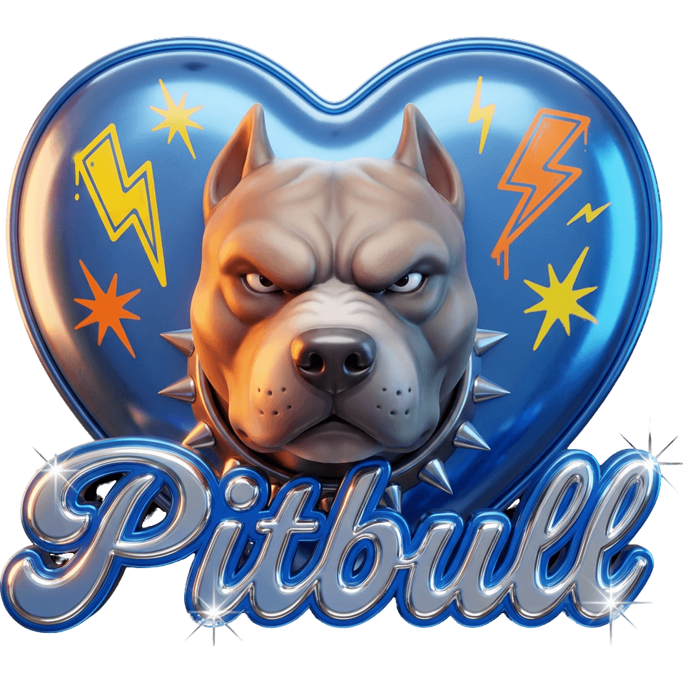 Blauer Pitbull