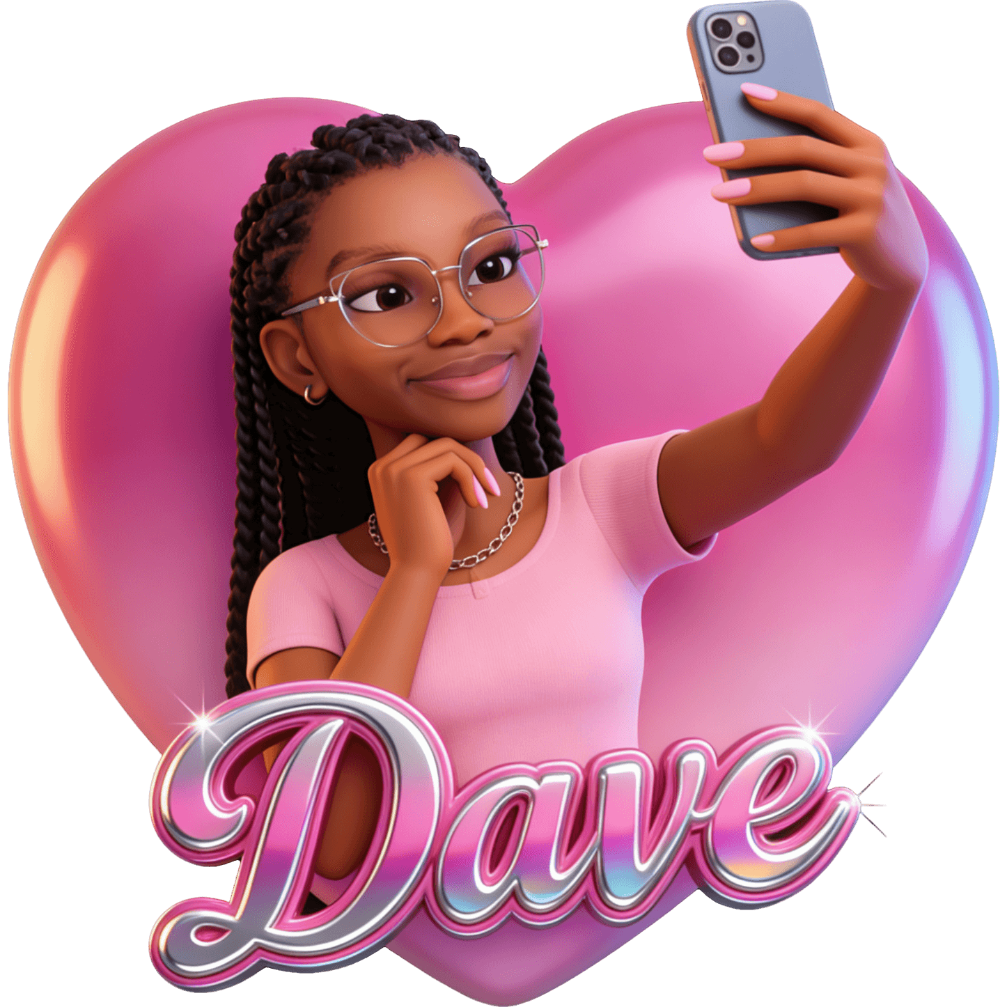 Dave en rose