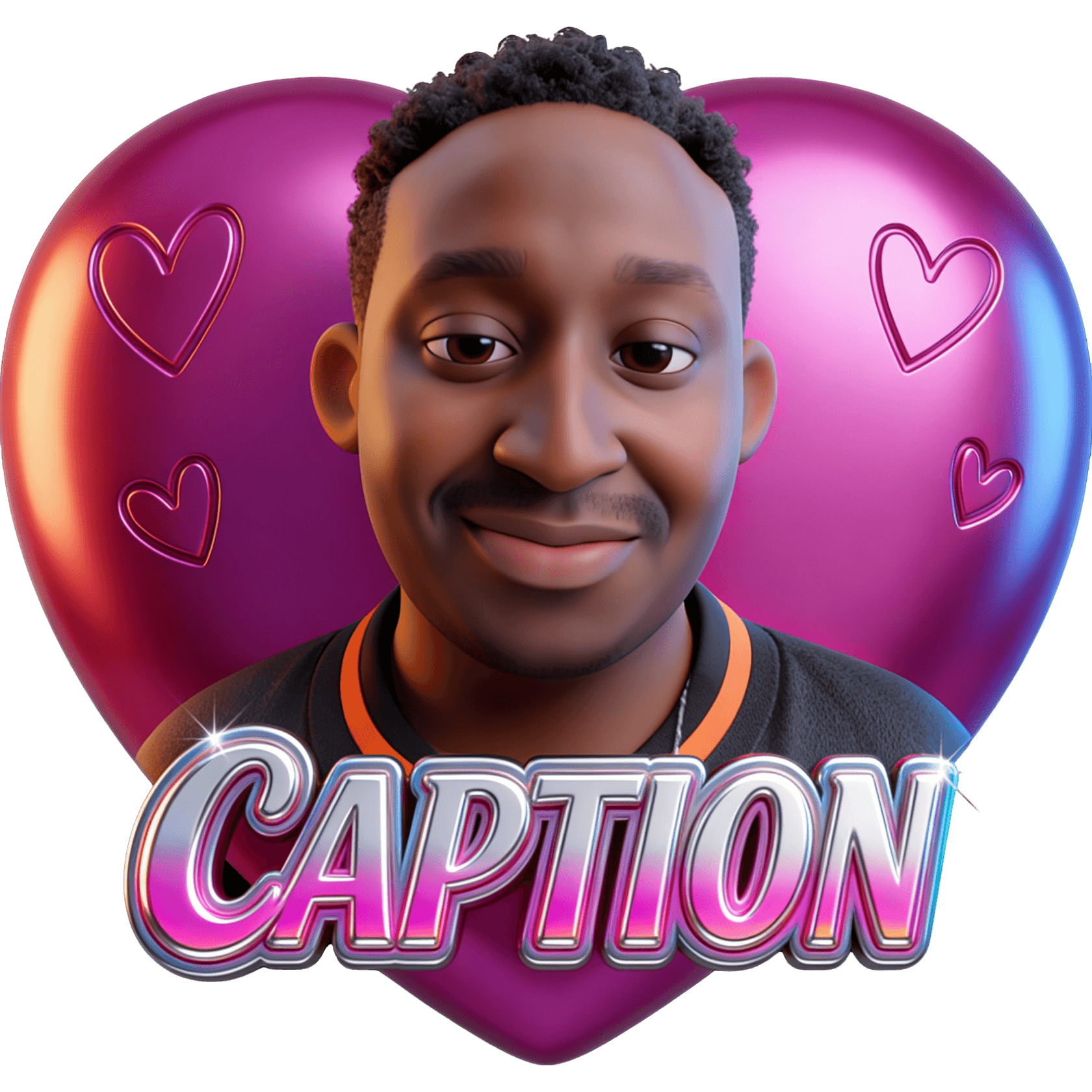 Caption Heart