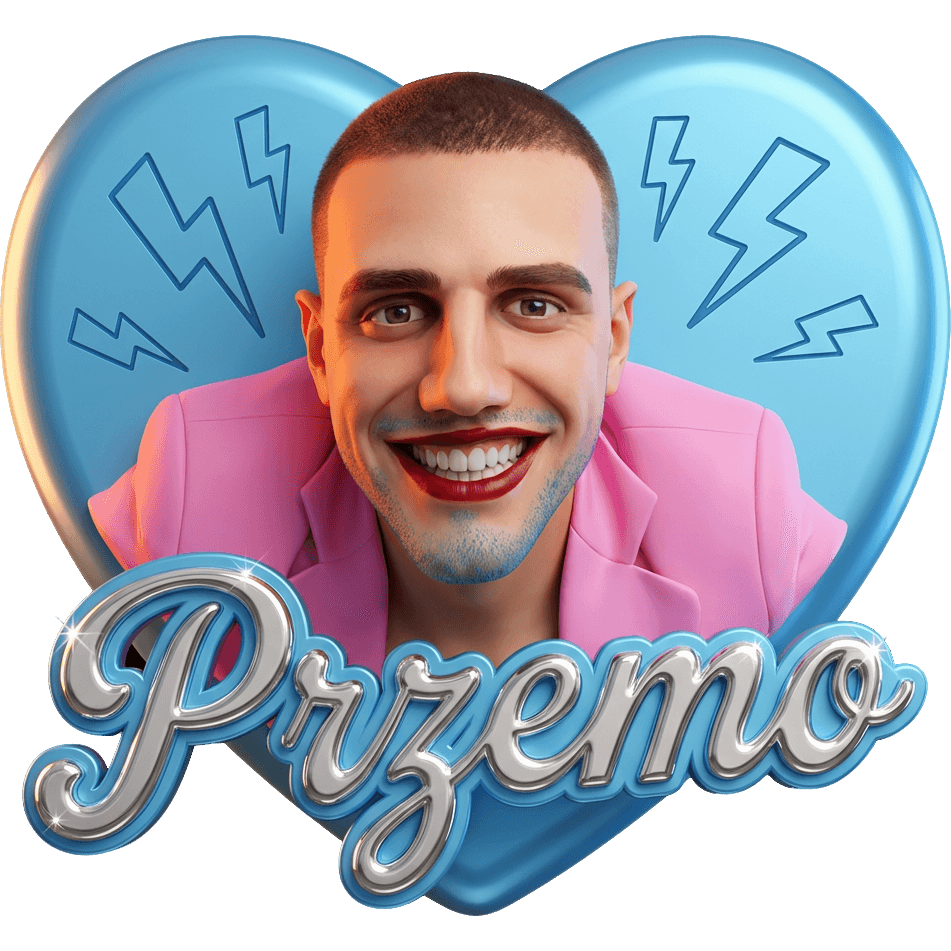 Różowy Przemo