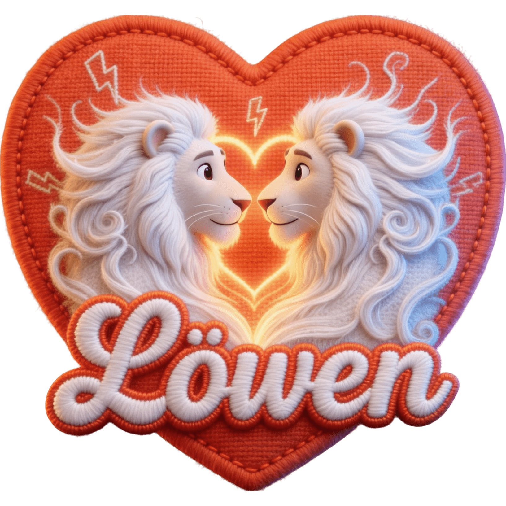Weiße Löwen