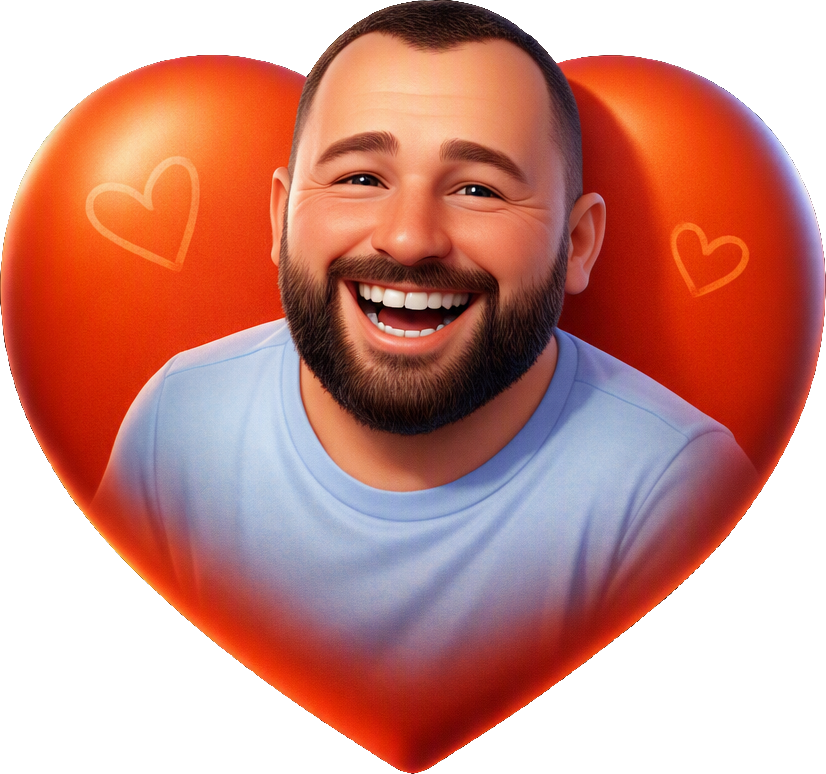 Beaming Bearded