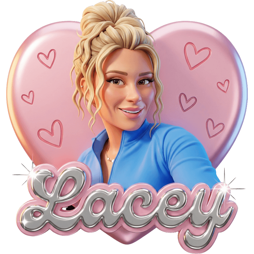 Pink Heart Lacey