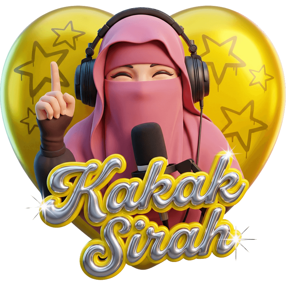 Niqab Merah Jambu