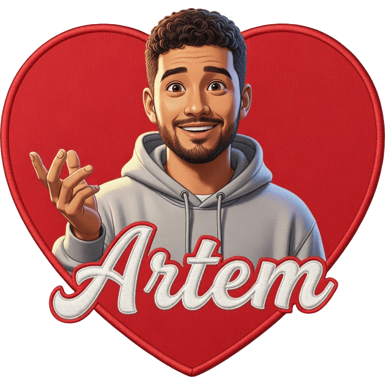 Artem Red Heart