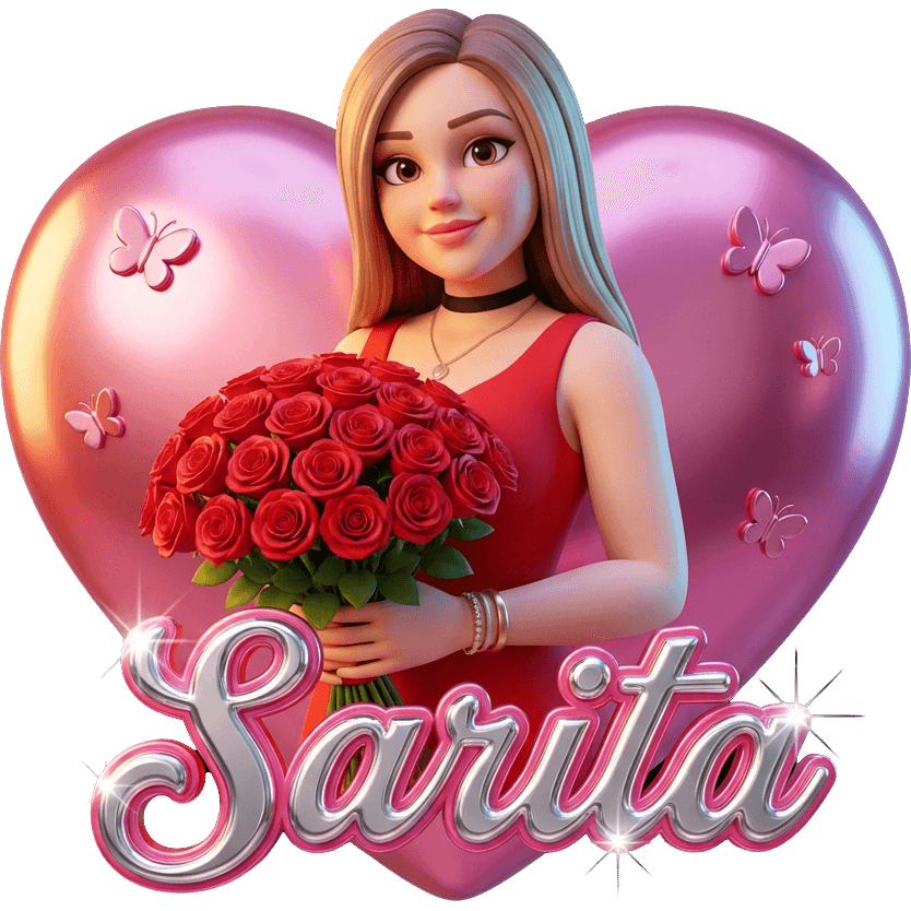Sarita en rosa