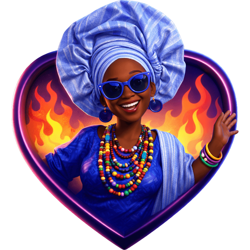 Blue Headwrap
