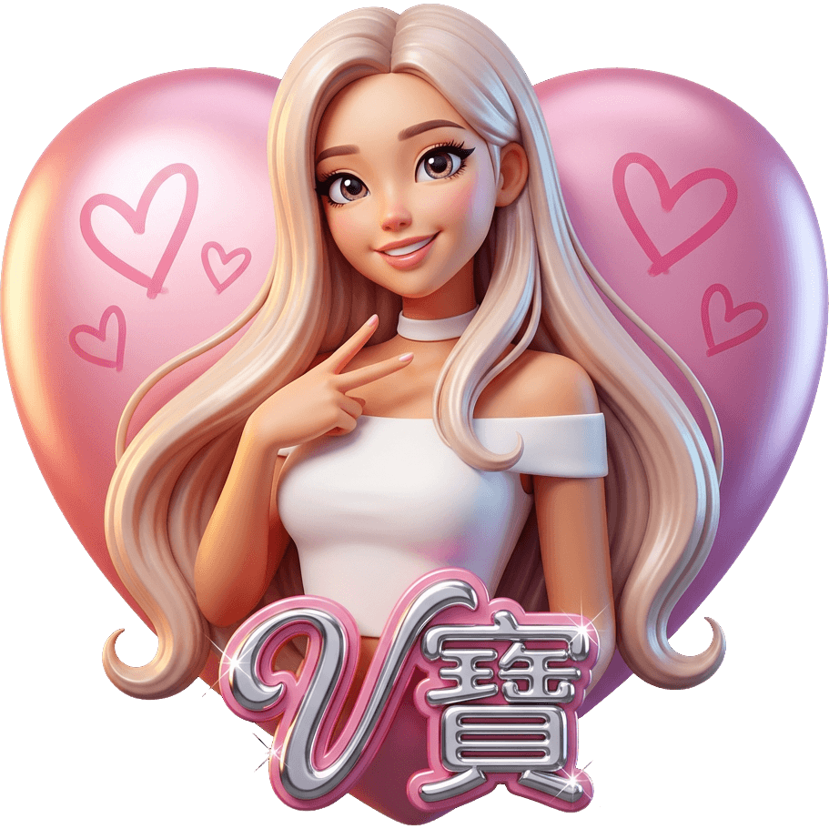粉色V寶