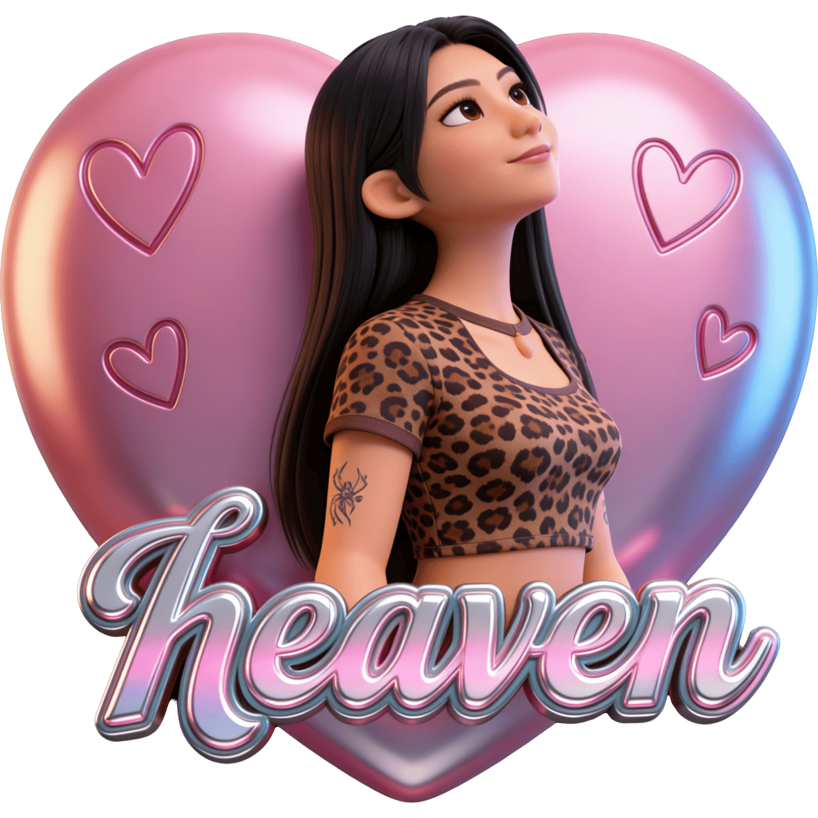 Pink Heart Heav